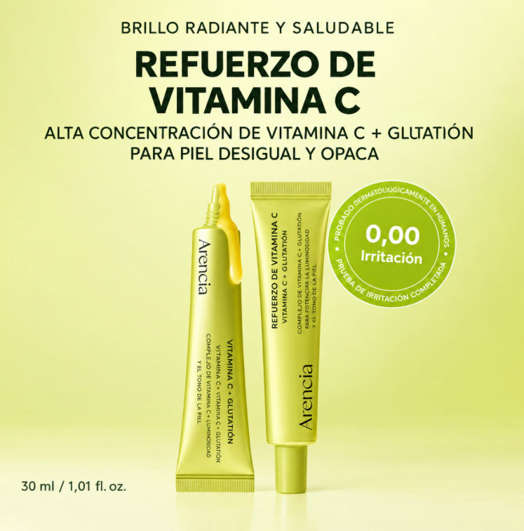 Booster C Renovador Facial
Ilumina la piel, reduce manchas y suaviza líneas para un rostro más firme