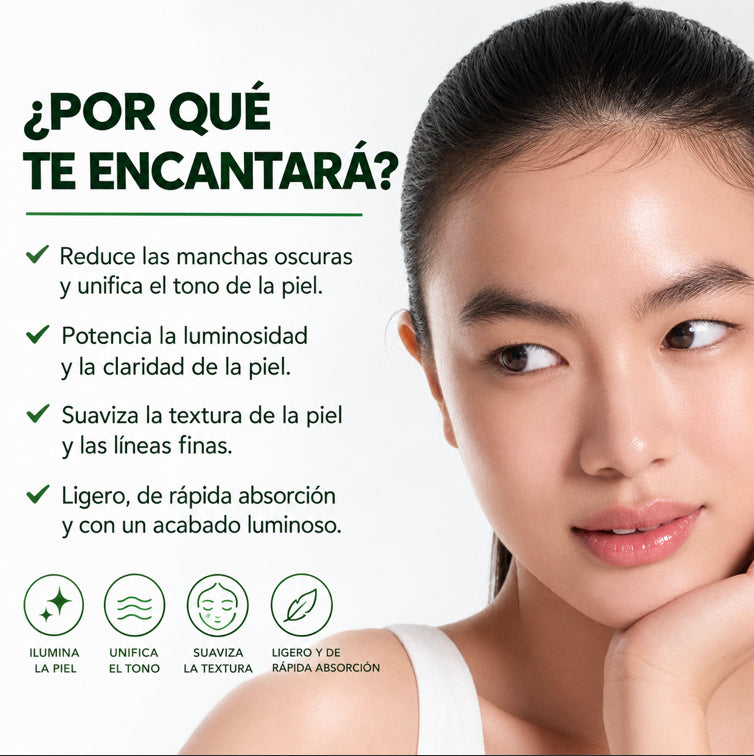 Booster C Renovador Facial
Ilumina la piel, reduce manchas y suaviza líneas para un rostro más firme